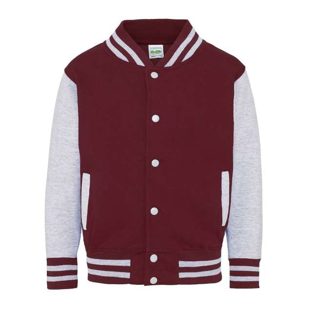 Just Hoods Kids Varsity Jacket
