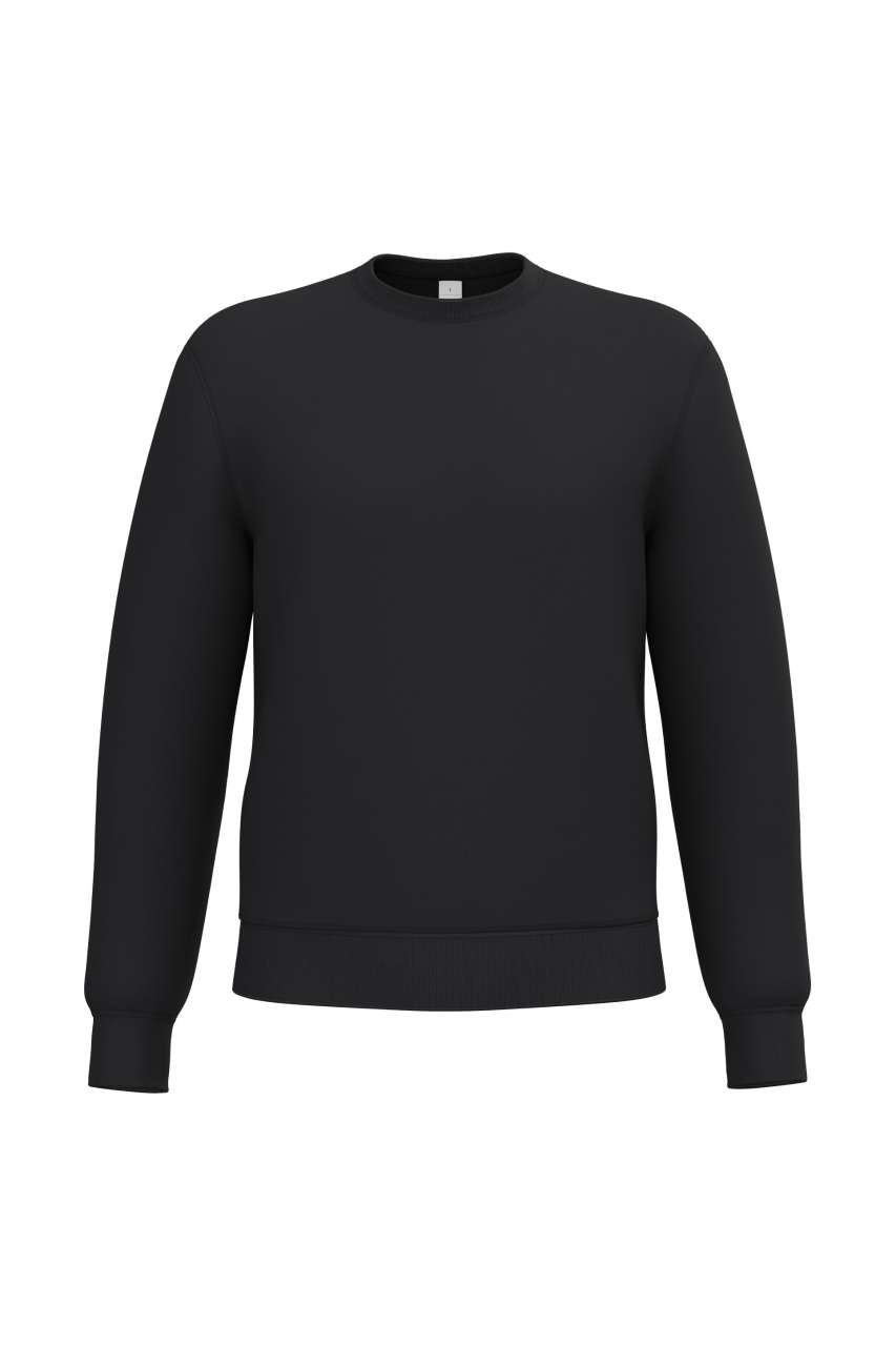 iDeal Basic Unisex Basic Round Neck Tubular Sweatshirt – Ideal Black