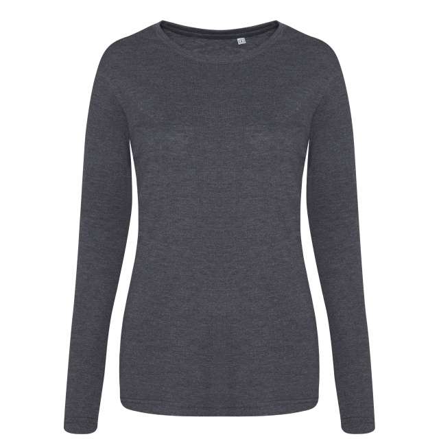 Just Ts Long Sleeve Girlie Tri-Blend T T-Shirt