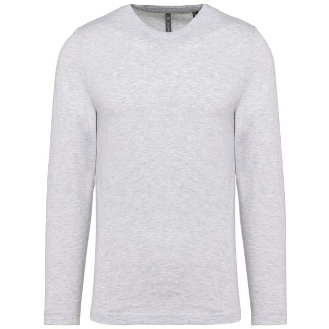 Kariban Men's Long-Sleeved Crew Neck T-Shirt