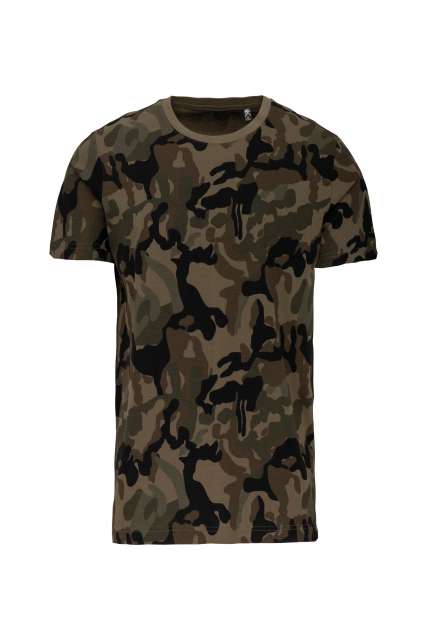 Kariban Men's Short-Sleeved Camo T-Shirt