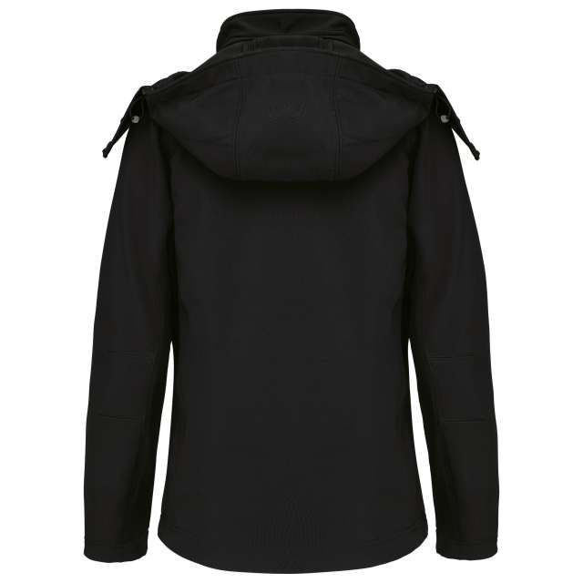 Kariban Ladies' Detachable Hooded Softshell Jacket