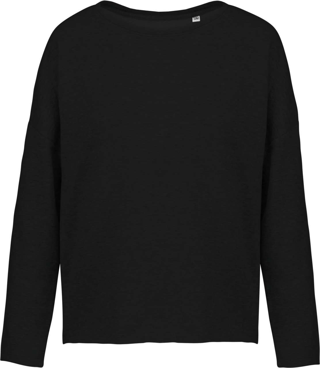 Kariban Ladies' Oversized Sweatshirt – Black