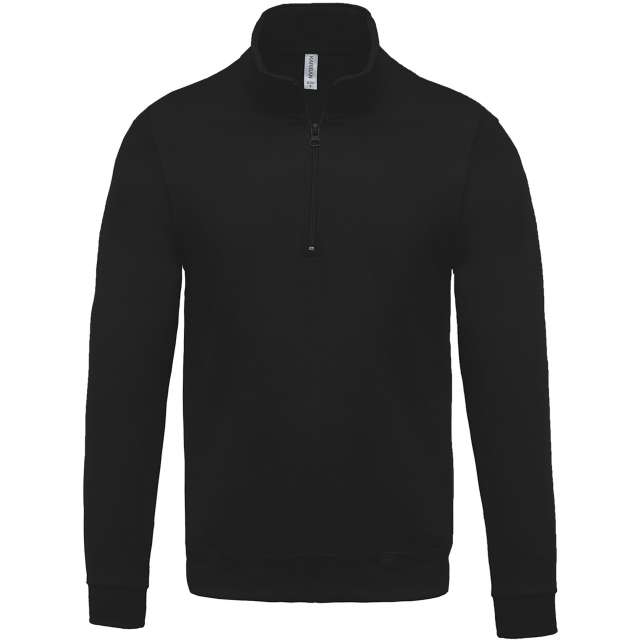 Kariban Zip Neck Sweatshirt