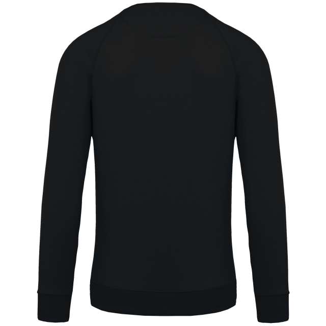 Kariban Men's Organic Cotton Crew Neck Raglan Sleeve Sweatshirt