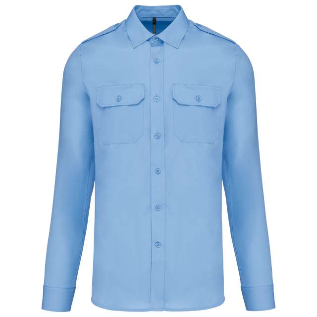 Kariban Men's Long-Sleeved Pilot Shirt