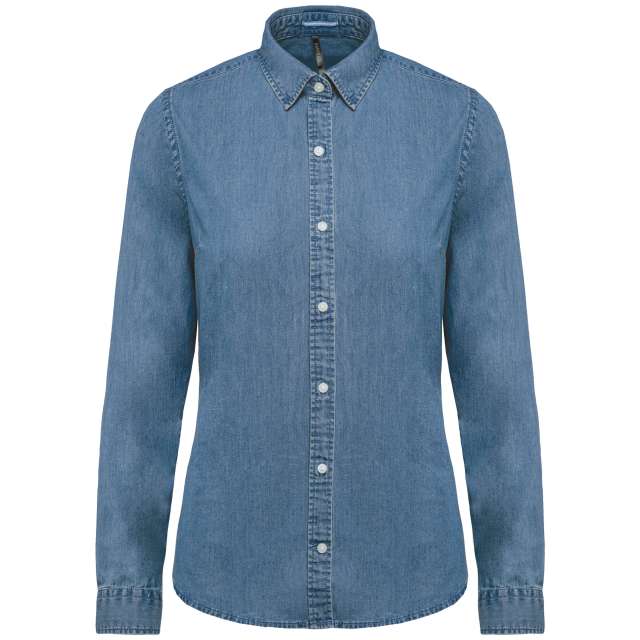 Kariban Ladies’ Denim Shirt