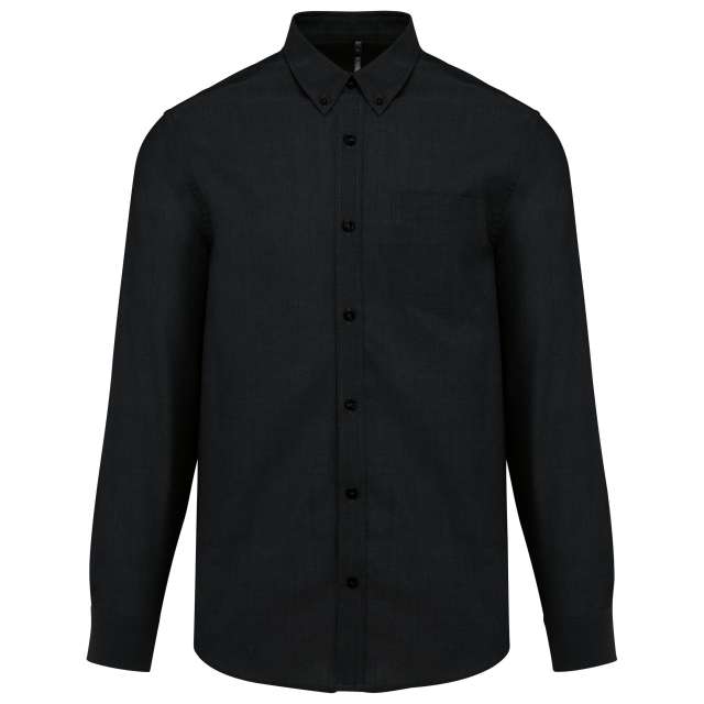 Kariban Men's Long-Sleeved Oxford Shirt