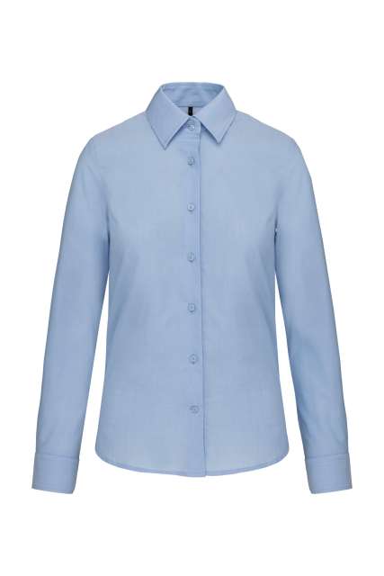 Kariban Ladies' Long-Sleeved Oxford Shirt