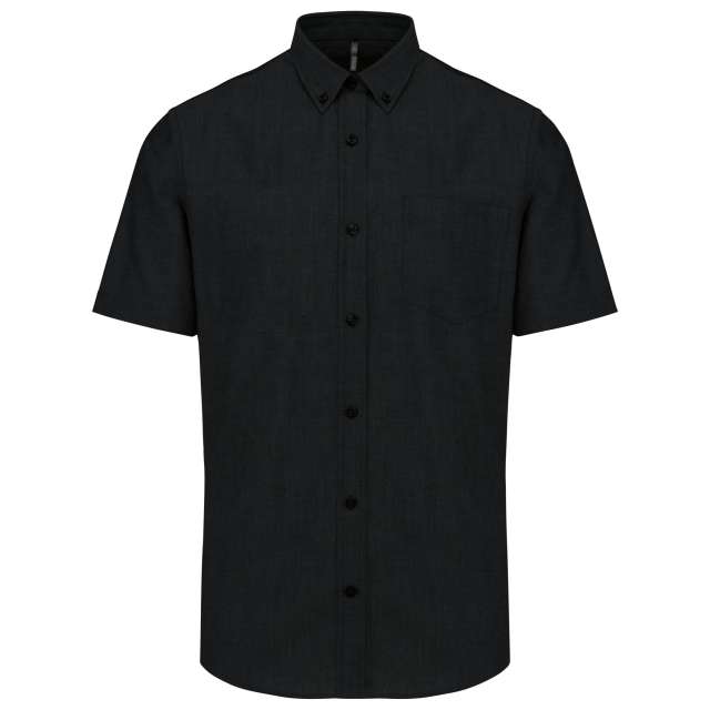 Kariban Men's Short-Sleeved Oxford Shirt