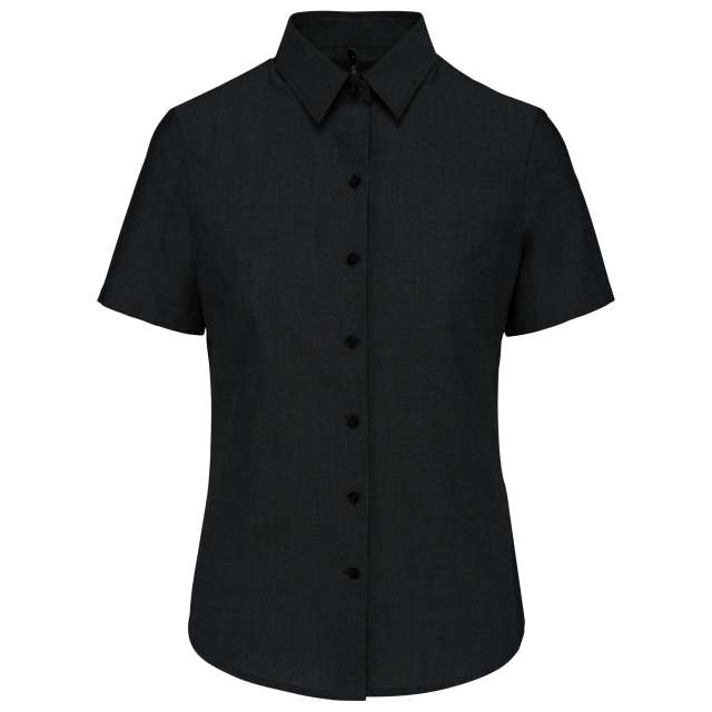 Kariban Ladies' Short-Sleeved Oxford Shirt