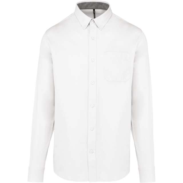 Kariban Men's Nevada Long-Sleeve Cotton Shirt