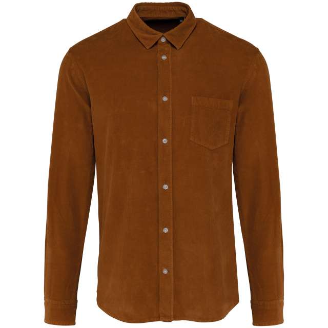 Kariban Men's Long-Sleeved Corduroy Shirt