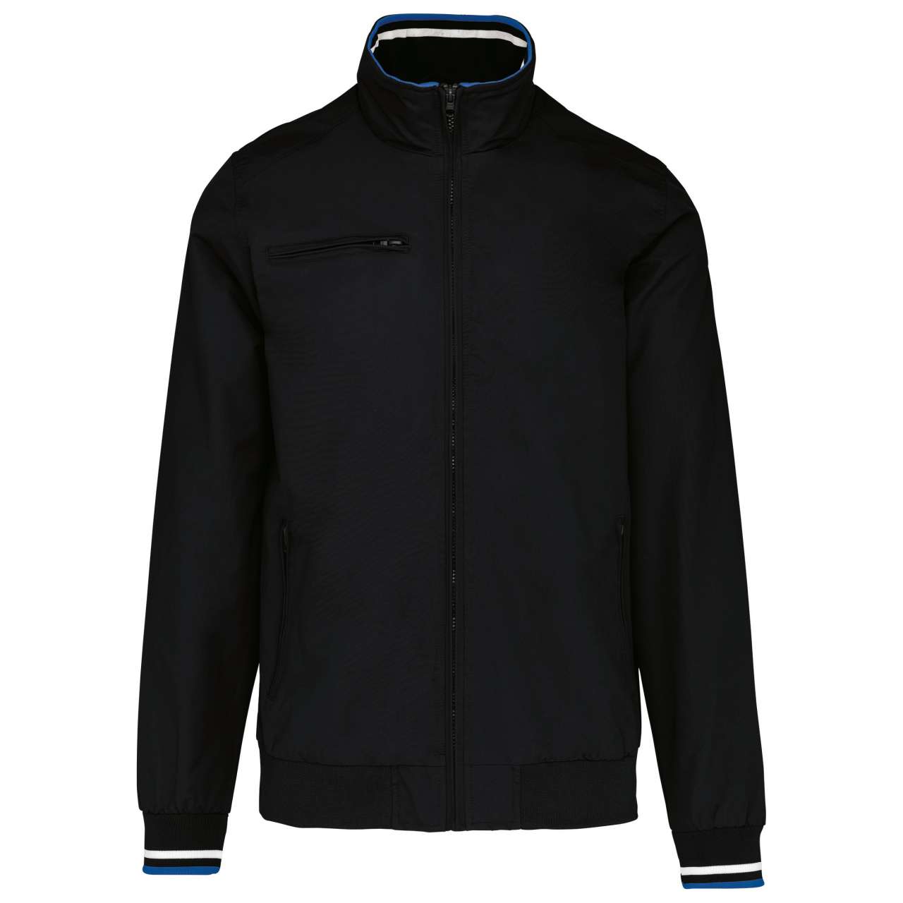 Kariban City Blouson Jacket – Black/White/Blue