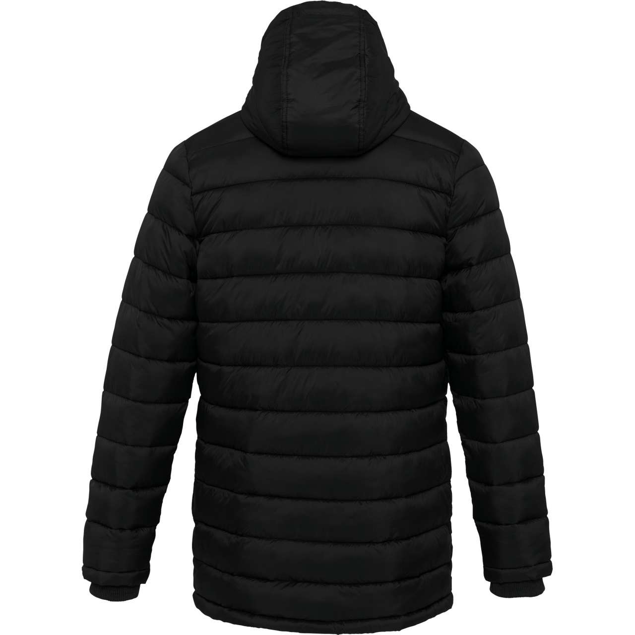 Kariban Men's Lightweight Hooded Padded Parka – Black