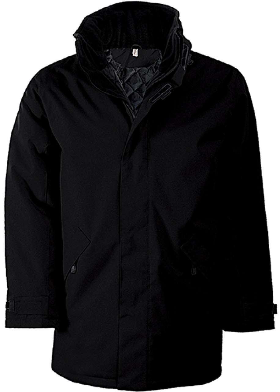 Kariban Kids' Parka – Black