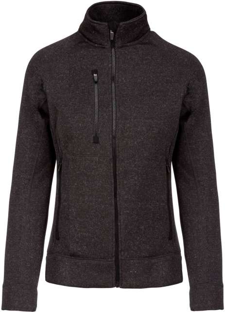 Kariban Ladies' Full Zip Heather Jacket