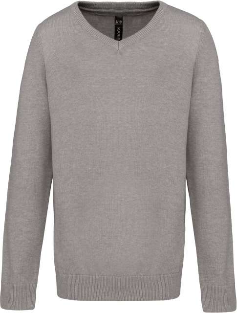 Kariban Kids' V-Neck Jumper