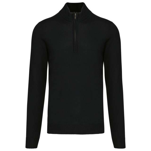 Kariban Men's Zip Neck Jumper