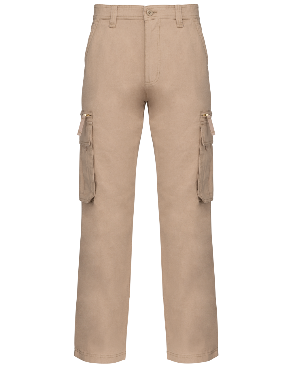 Kariban Baumwollhemd Arbeitshose – Beige