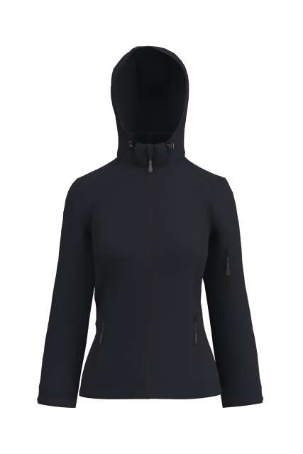 Legend Classics Women’s 3-Layer Detachable Hooded Softshell Jacket