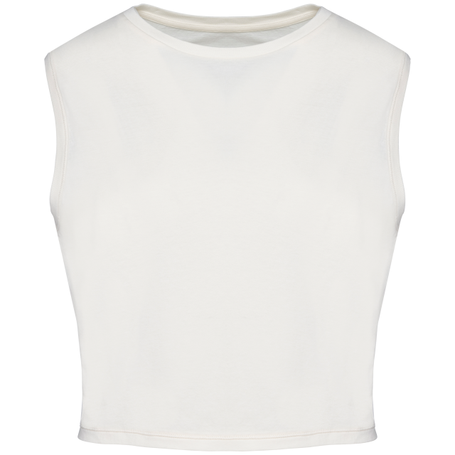 Native Spirit Eco-Friendly Ladies’ Sleeveless Crop T-Shirt