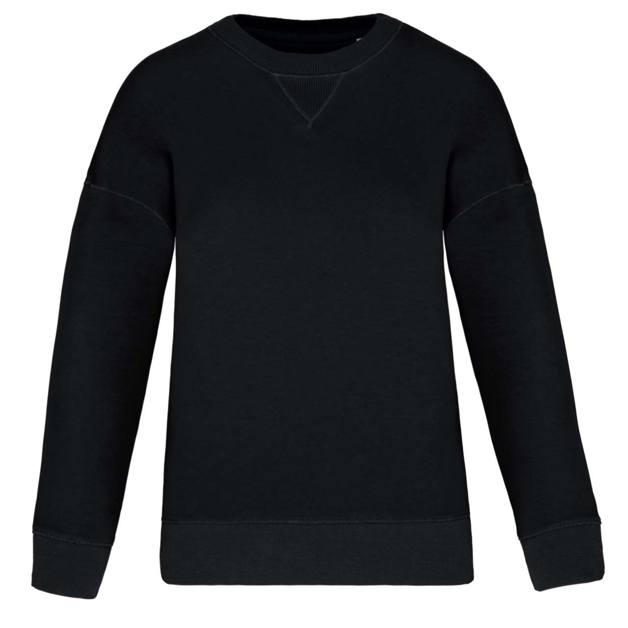 Native Spirit Oversized Shirt Sweatshirt – Black