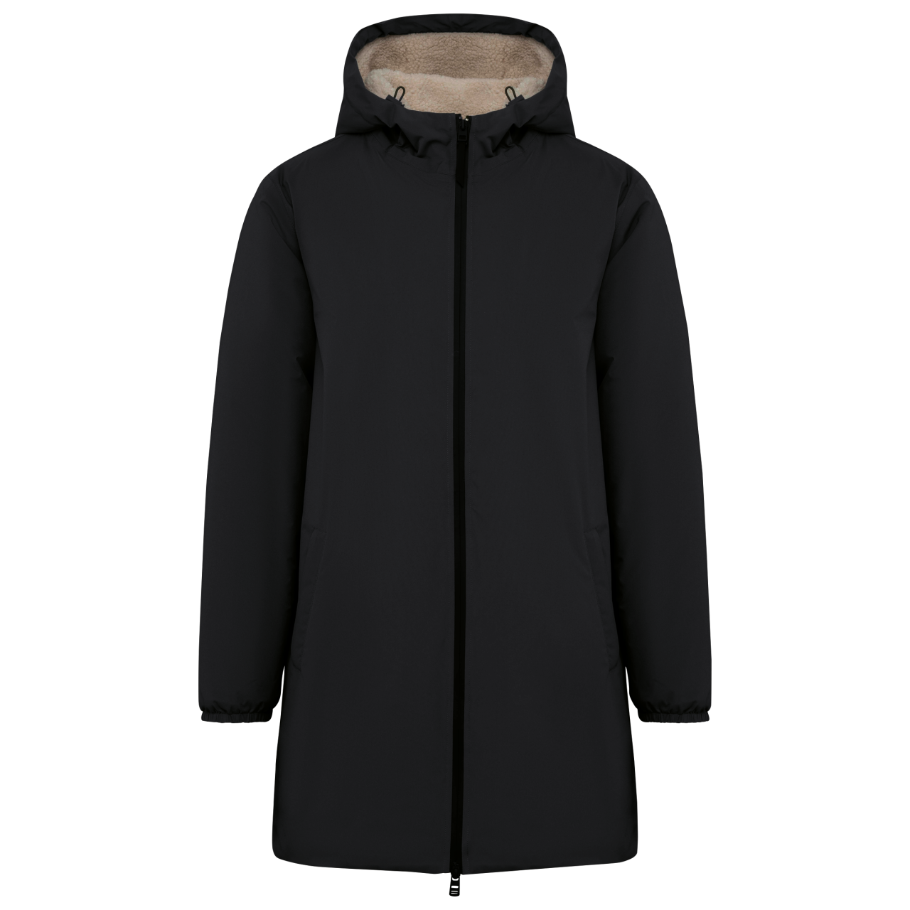 Native Spirit Unisex Sherpa-Lined Waterproof Jacket – Navy Blue