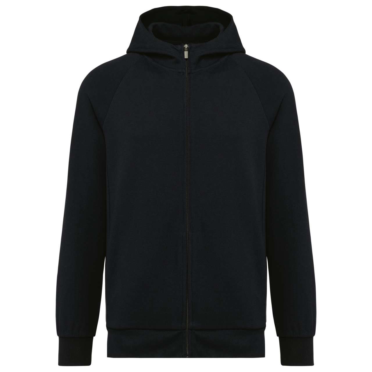 Kariban Premium Men's Zipped Hoodie – Black