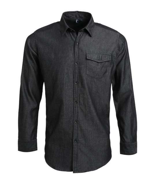 Premier Men’s Jeans Stitch Denim Shirt