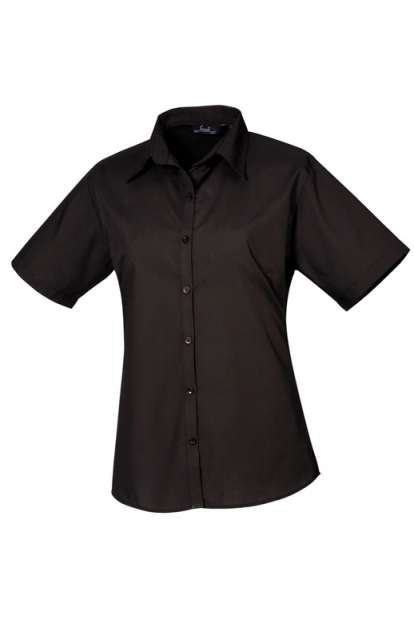Premier Women's Short Sleeve Poplin Blouse