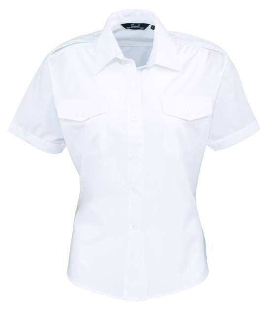 Premier Women's Short Sleeve Pilot Shirt