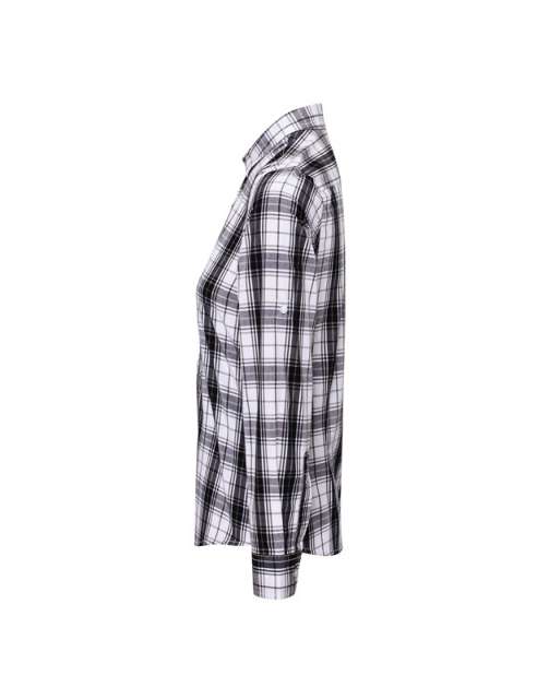 Premier 'ginmill' Check - Women's Long Sleeve Cotton Shirt