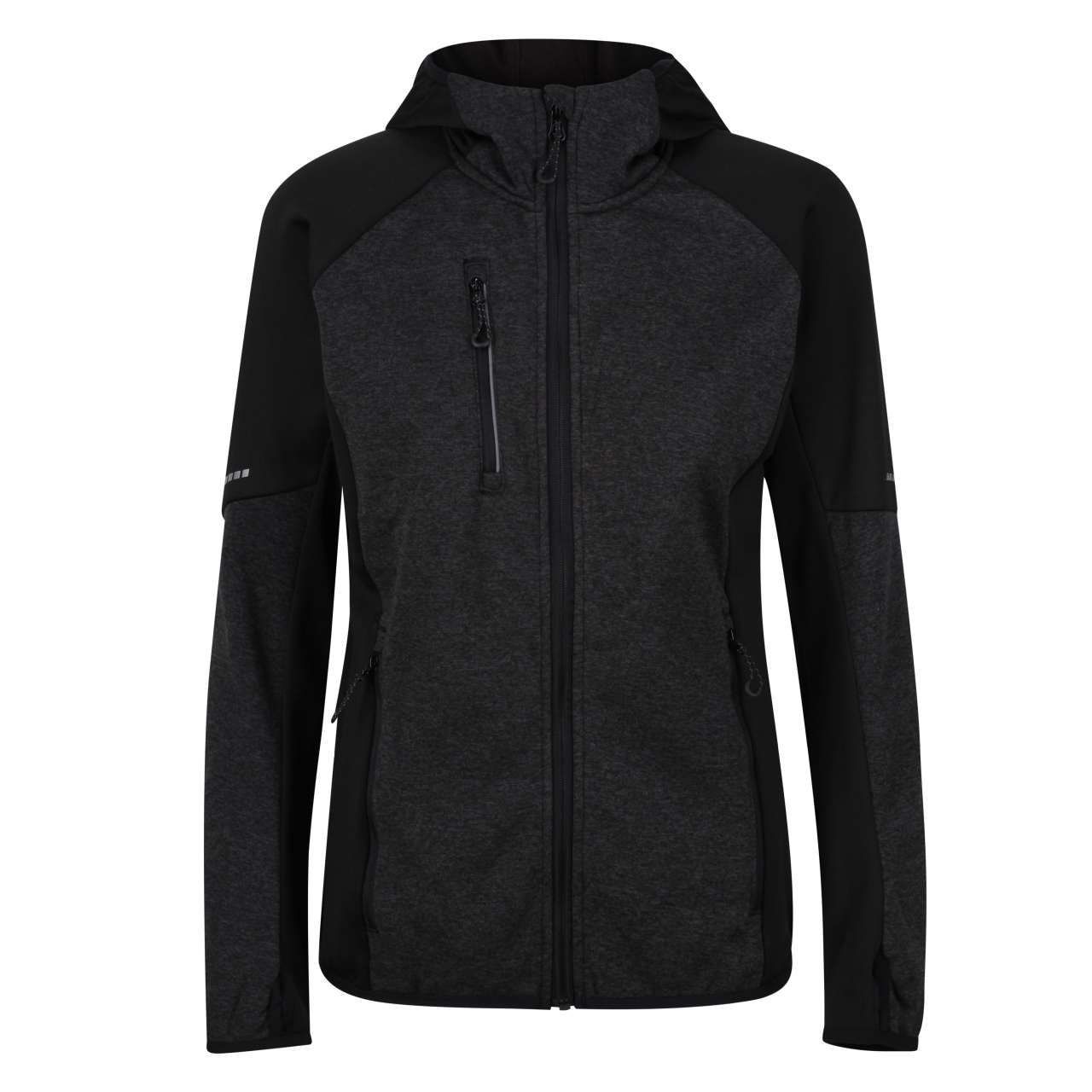 Regatta Fleecejacke – Grey Marl/Black