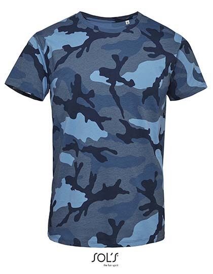 Sol's Camo Men - Round Collar T-Shirt