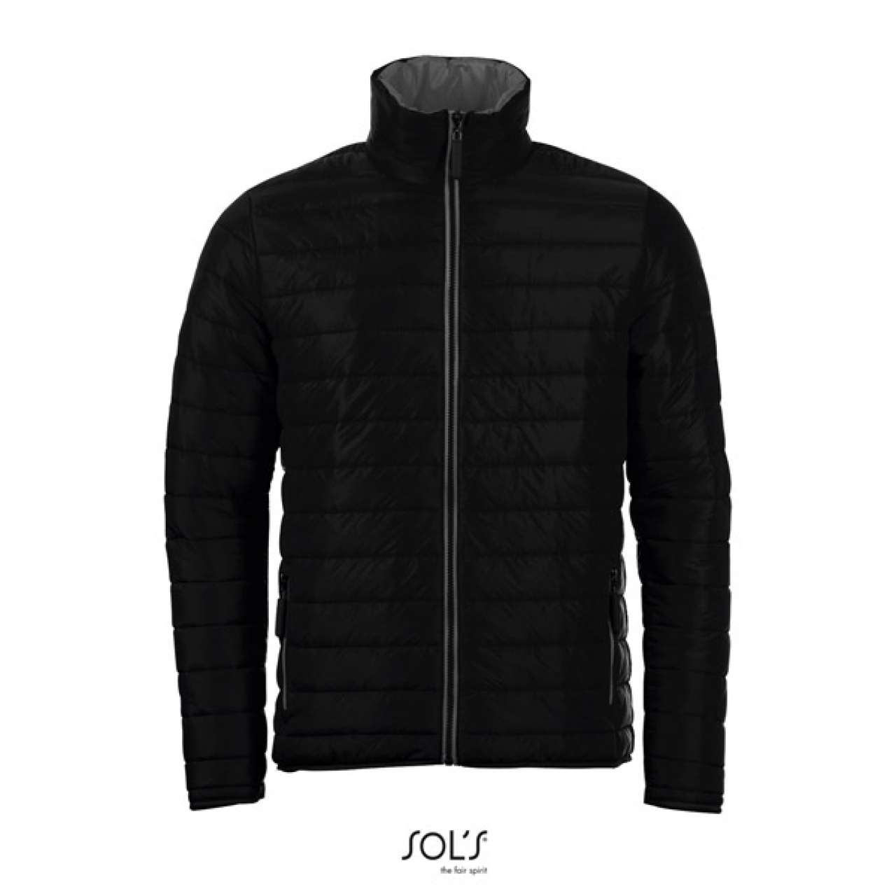 Sol's Ride Men - Light Padded Jacket – Black