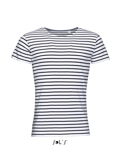 Sol's Miles Men - Round Neck Striped T-Shirt