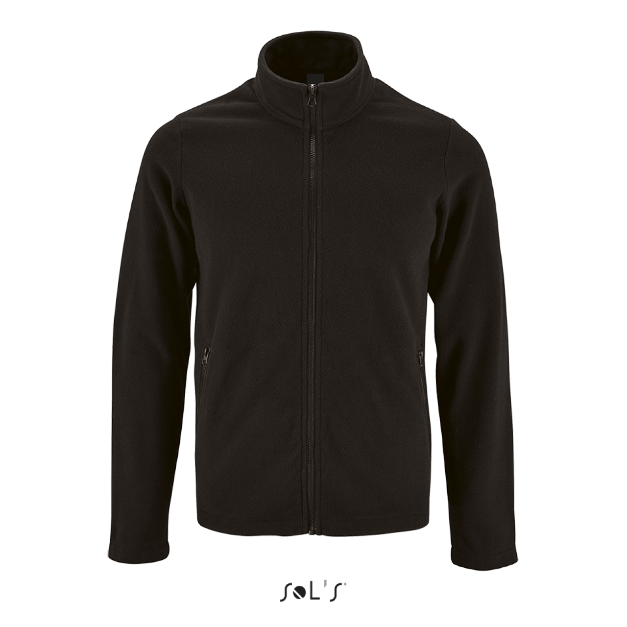 Sol's Norman Men - Plain Fleece Jacket – Black