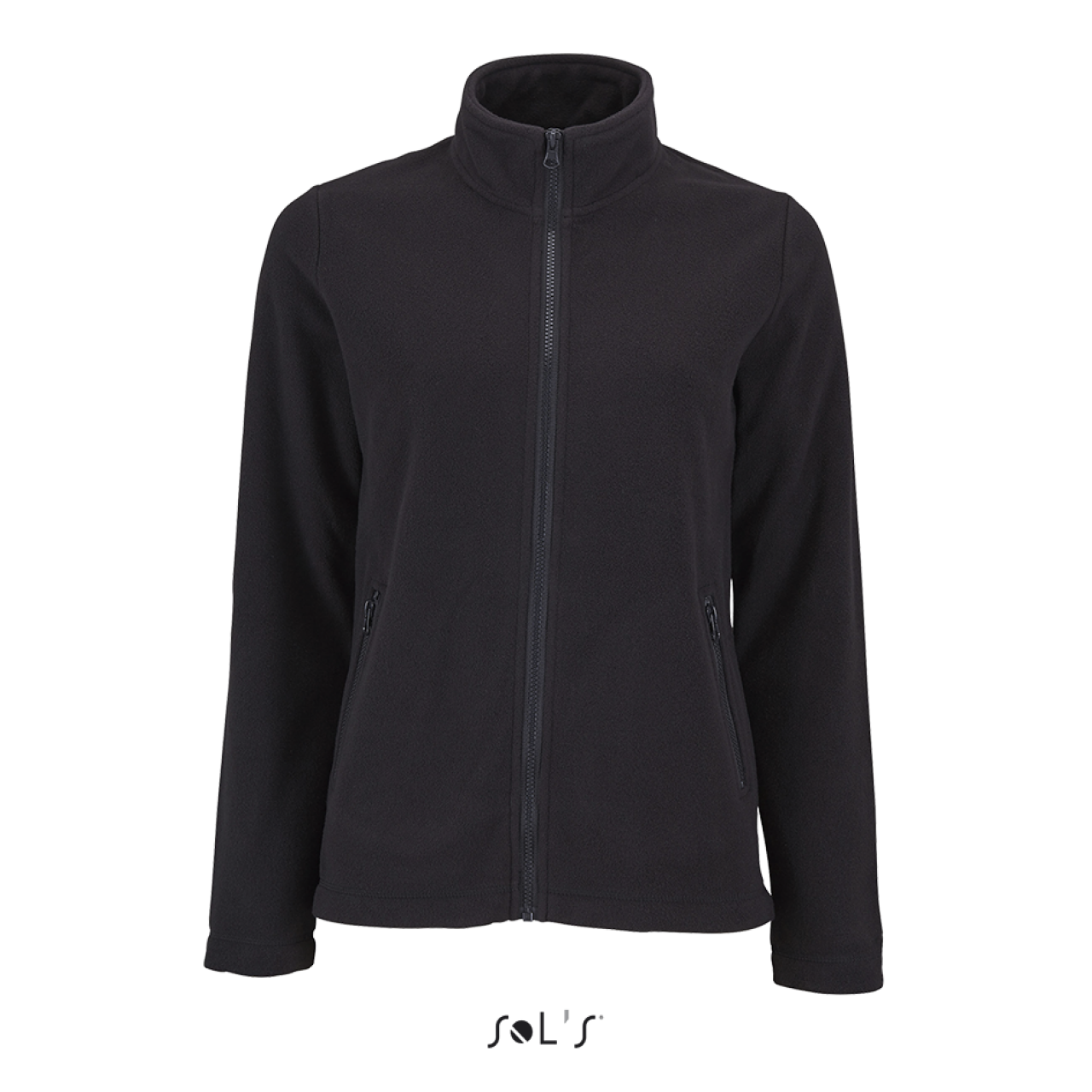 Sol's Norman Women - Plain Fleece Jacket – Black