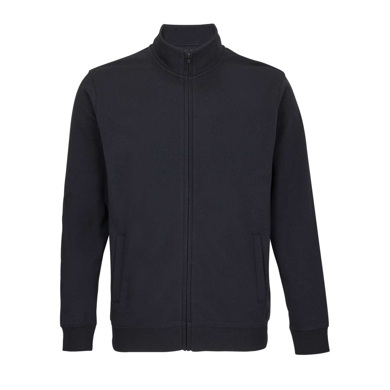 Sol's Cooper - Unisex Full-Zip Sweatshirt – Black