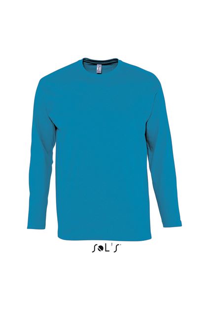 Sol's Monarch - Men's Round Collar Long Sleeve T-Shirt