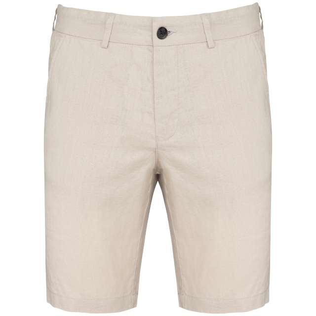 Spasso Men's Linen Bermuda