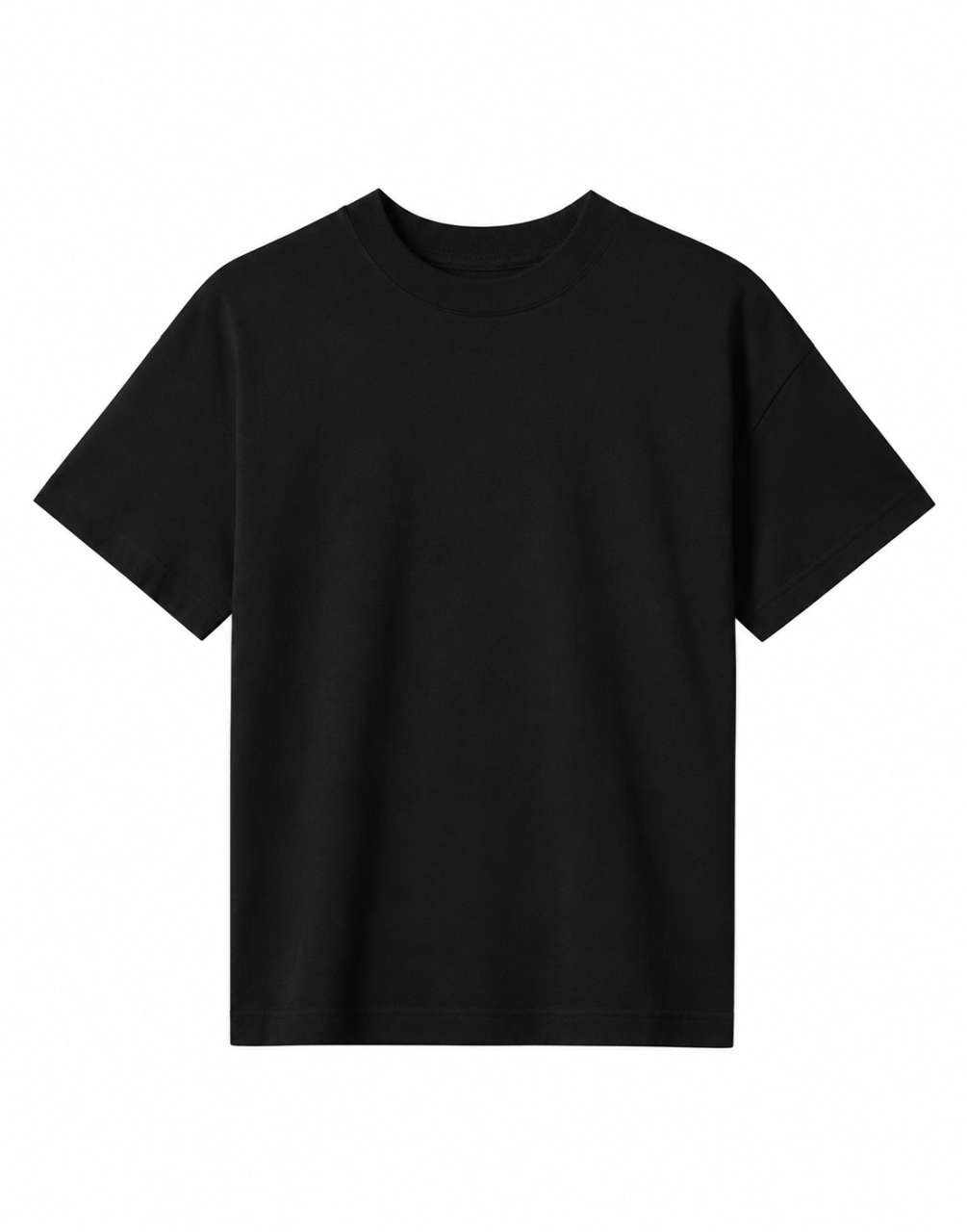 True Blanks Baumwoll-T-Shirt – Black