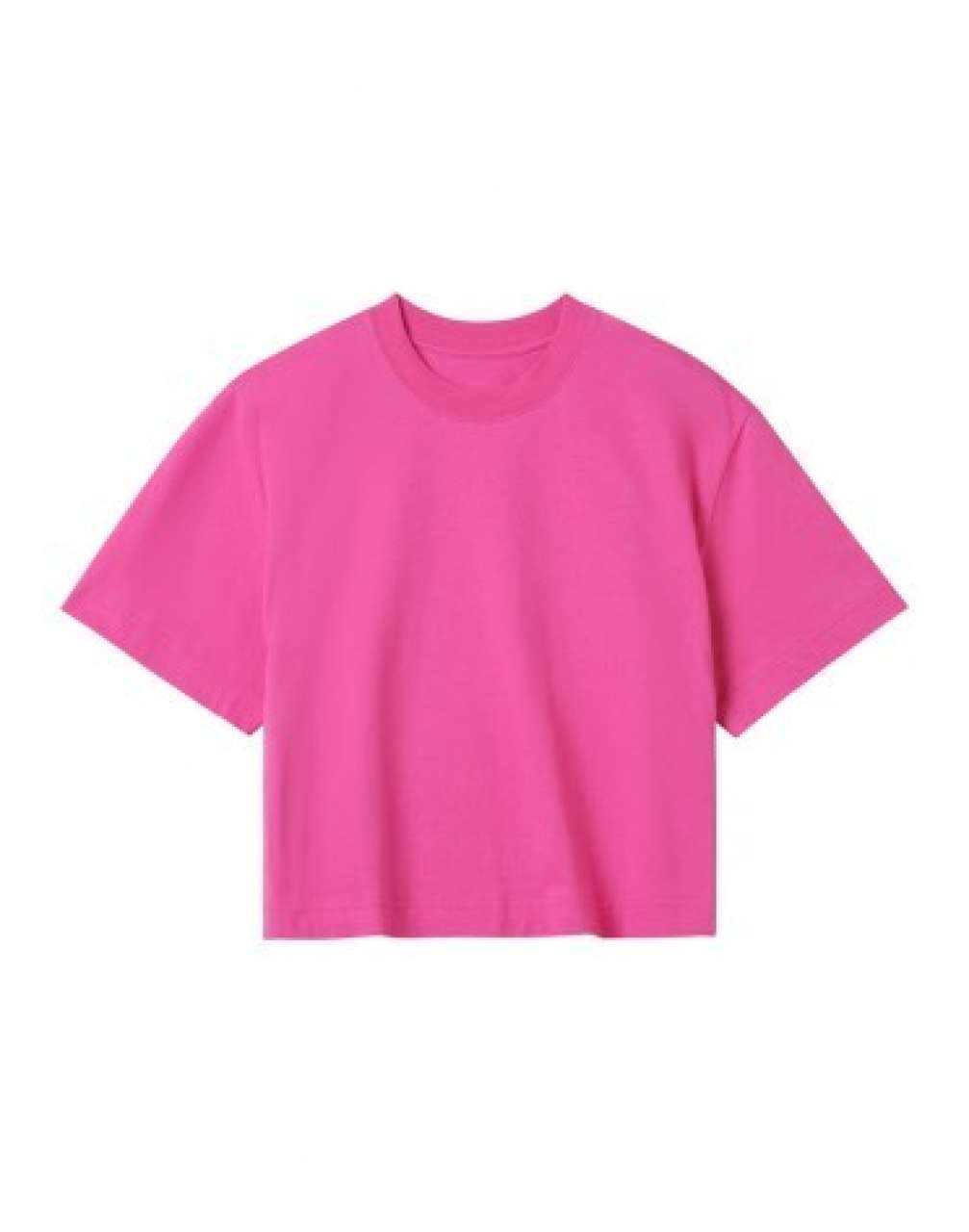 True Blanks Baumwoll-T-Shirt – Hyper Pink