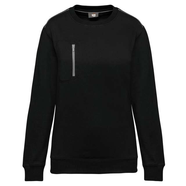 Designed To Work Unisex Daytoday Contrasting Pocket Sweatshirt