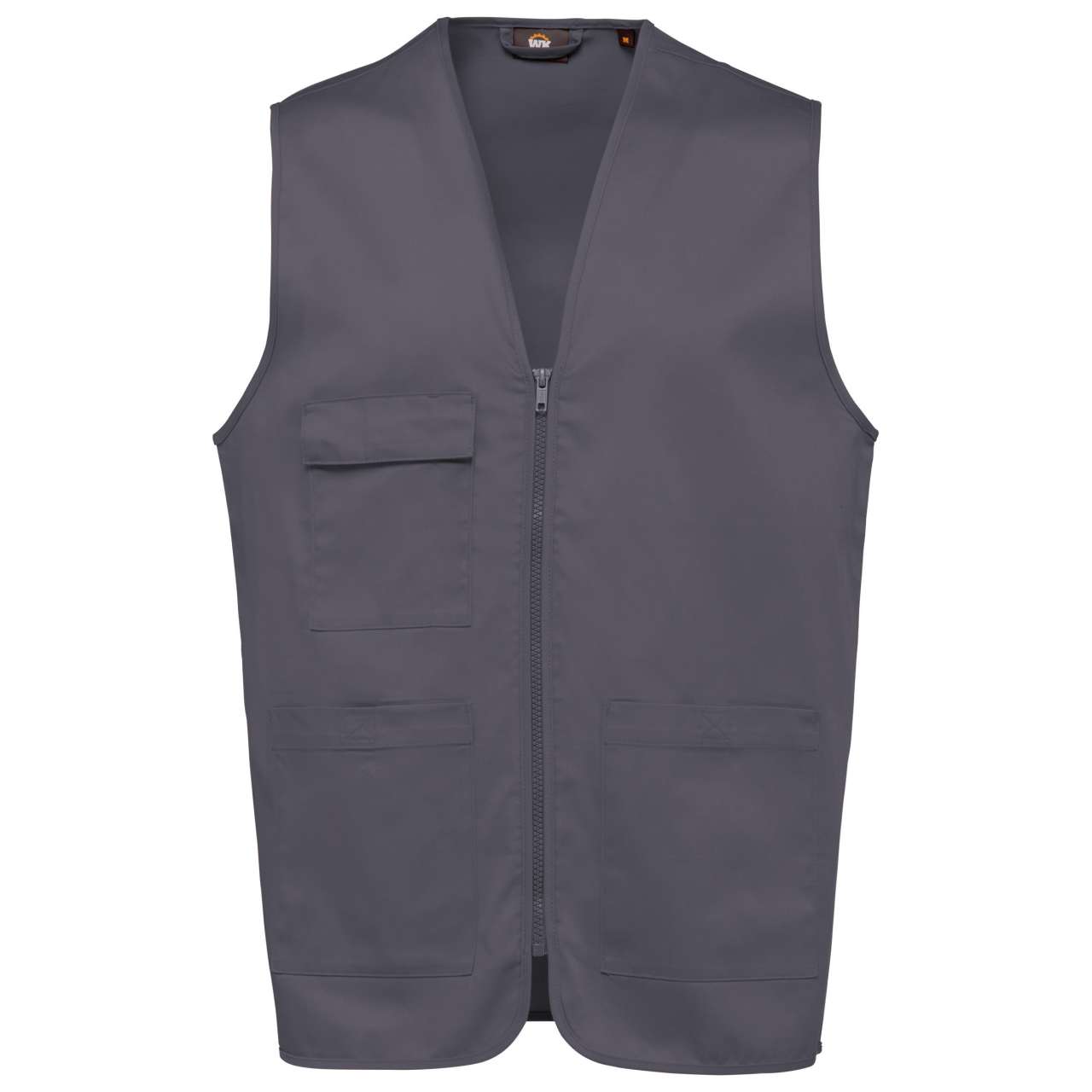 Designed To Work Unisex Polycotton Multi-Pocket Vest – Convoy Grey