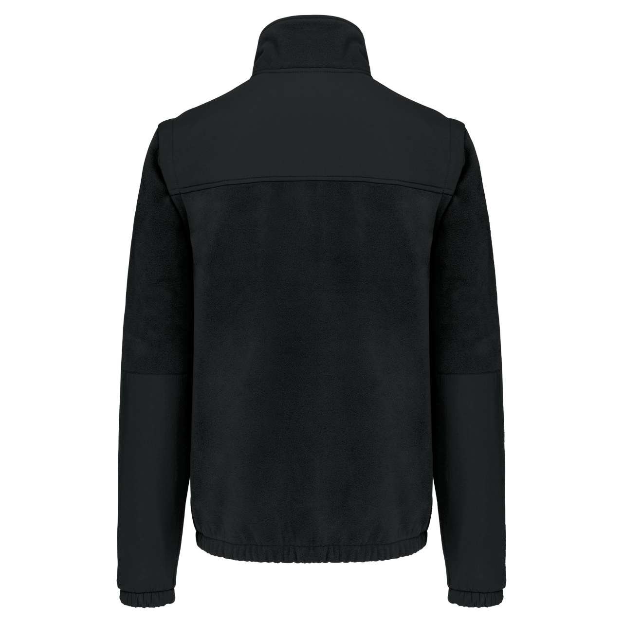 Designed To Work Fleece Jacket With Removable Sleeves – Black