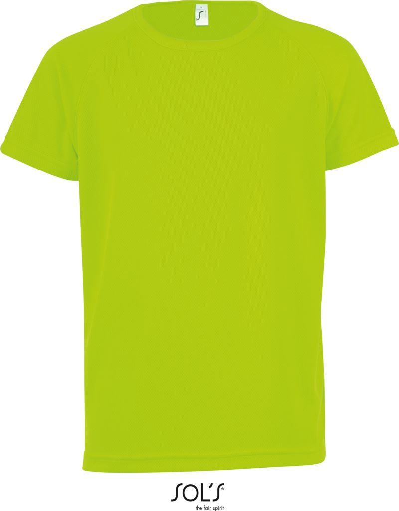 Sol's Kinder Raglan Sport Shirt Sporty Kids – Neon Green