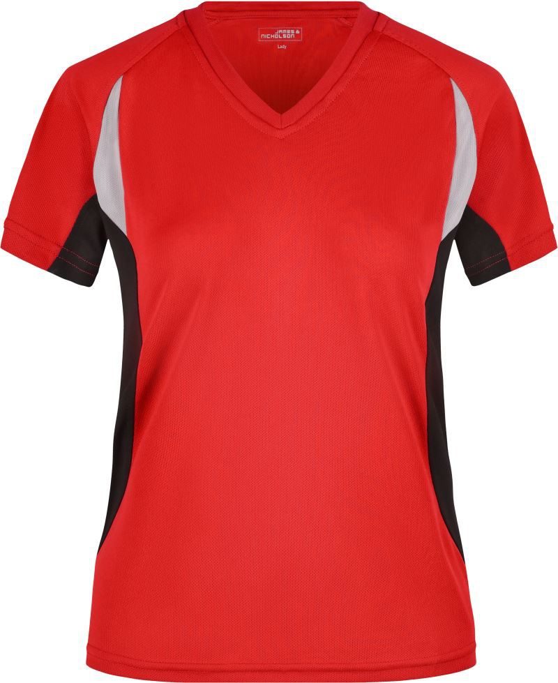 Daiber Damen V-Ausschnitt Lauf Shirt Jn 390