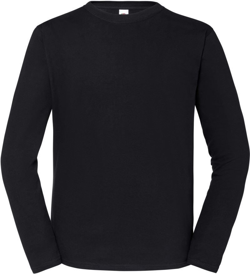 Fruit of the Loom Schweres Herren T-Shirt langarm Iconic 195 Lsl